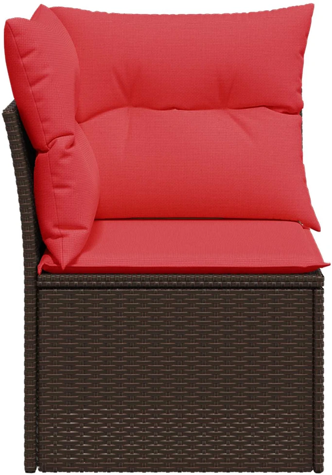 | Sodo sofa | su pagalve Ruda 62 x 62 x 69 cm poliratanas