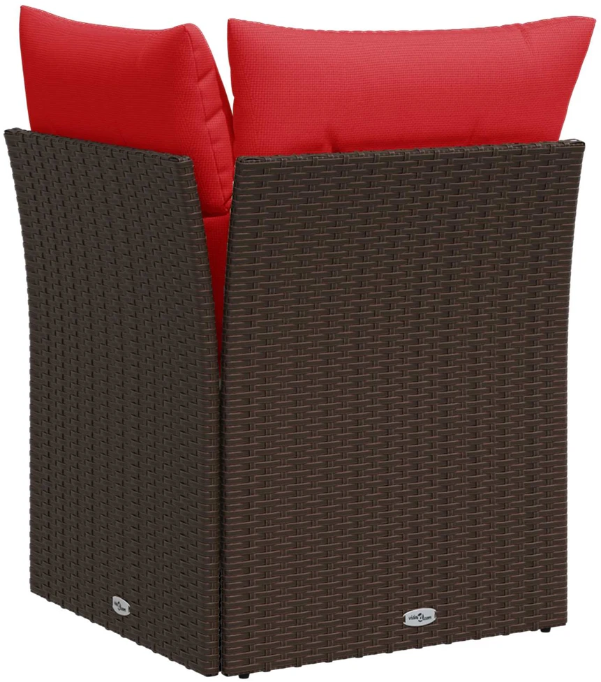 | Sodo sofa | su pagalve Ruda 62 x 62 x 69 cm poliratanas