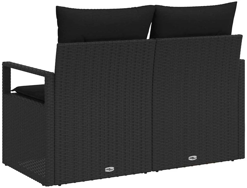 Sodo sofa su pagalve su saugykla 120 x 62 x 69 cm poliratanas