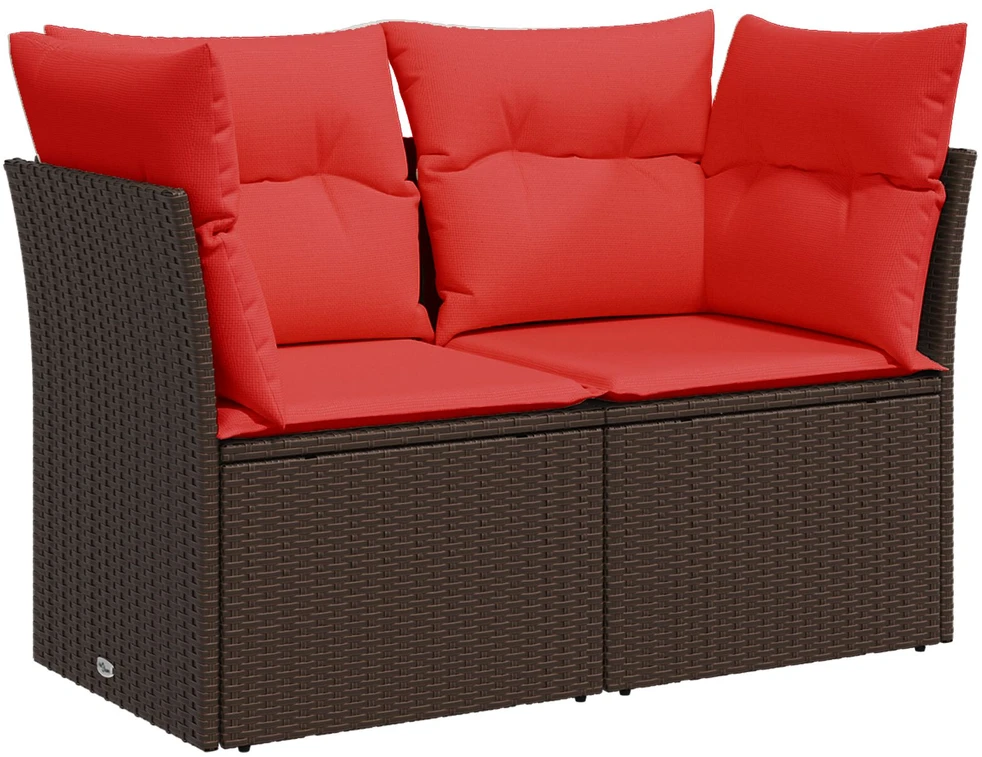 | Sodo sofa | su pagalve Ruda 124 x 62 x 69 cm poliratanas