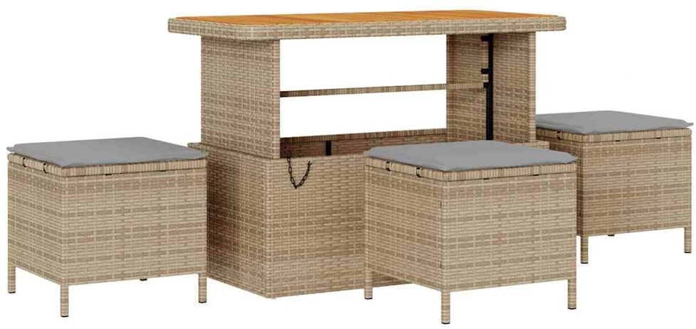Sodo Sofų Rinkinys 10 vnt. 7-Vietų skaičius