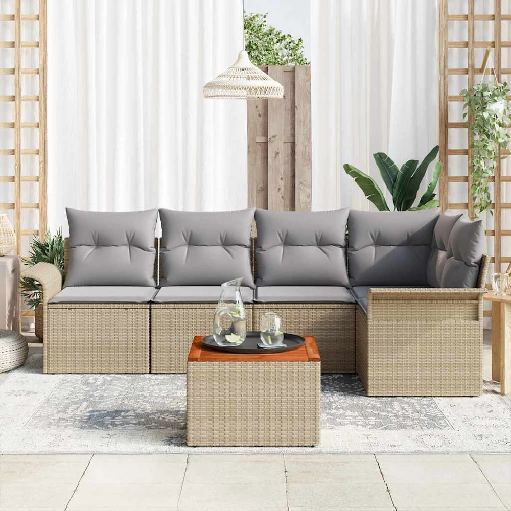 Sofa Sodo Sofų Rinkinys 6 vnt. 5-Vietų skaičius