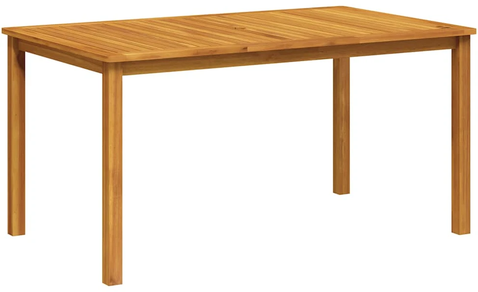 Sodo stalas, 150x90x74cm, akacijos medienos masyvas