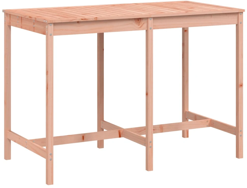 Sodo stalas, 159,5x82,5x110cm, duoglas eglės medienos masyvas