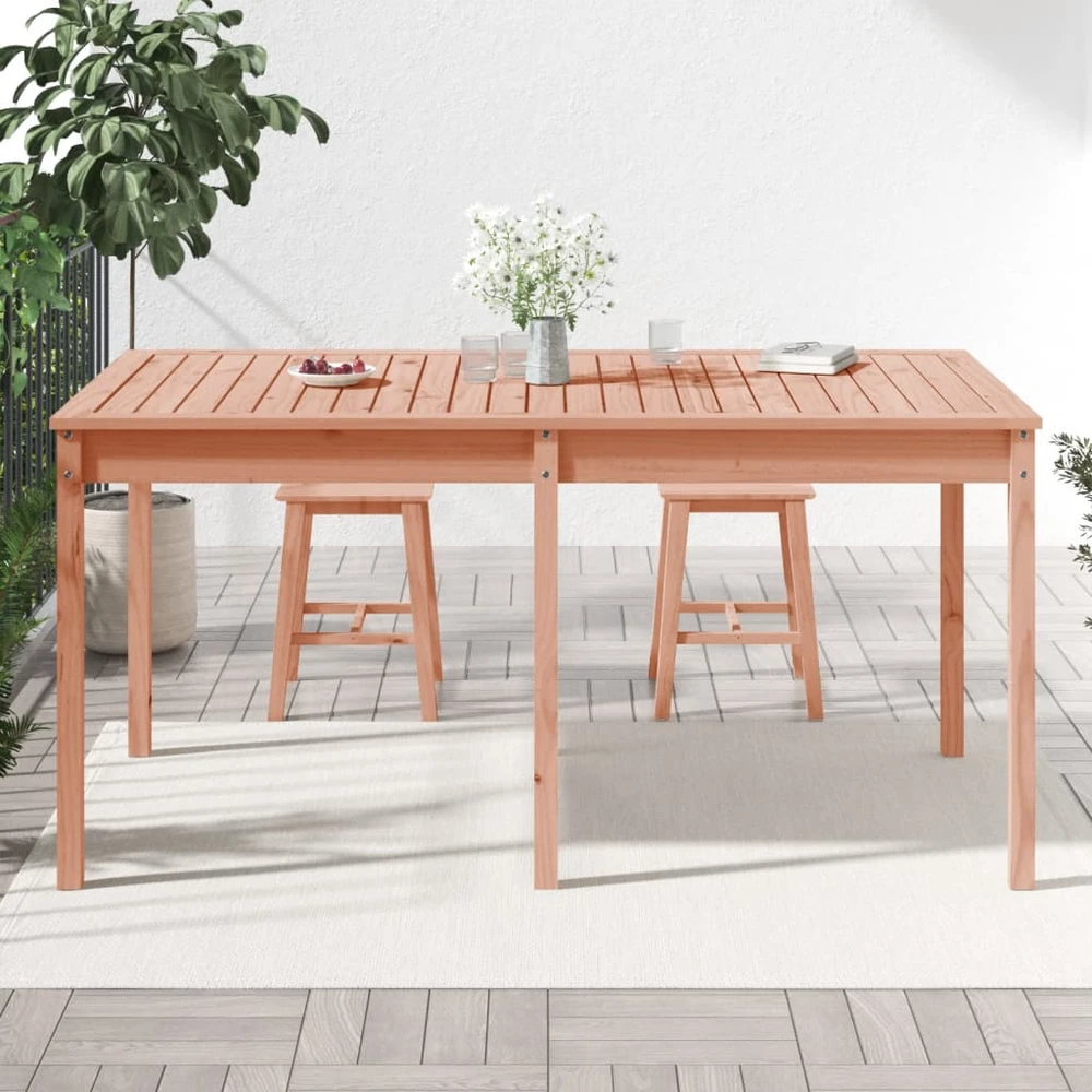 Sodo stalas, 159,5x82,5x76cm, duoglas eglės medienos masyvas