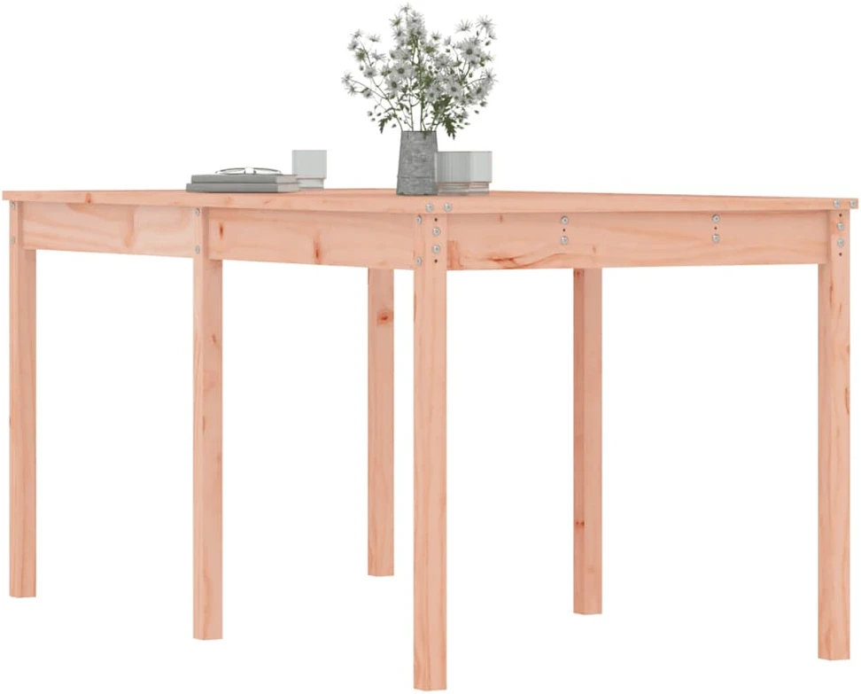 Sodo stalas, 159,5x82,5x76cm, duoglas eglės medienos masyvas