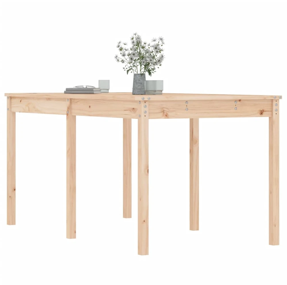 Sodo stalas, 159,5x82,5x76cm, pušies medienos masyvas