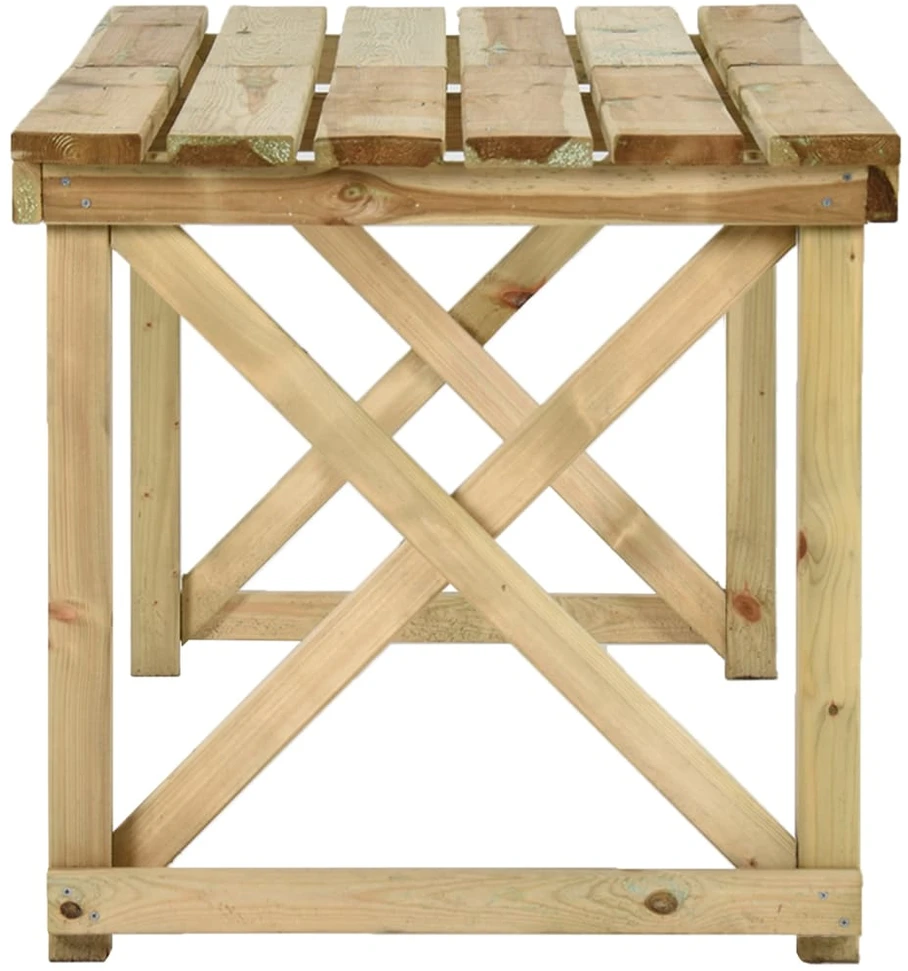 Sodo stalas, 160x79x75cm, mediena