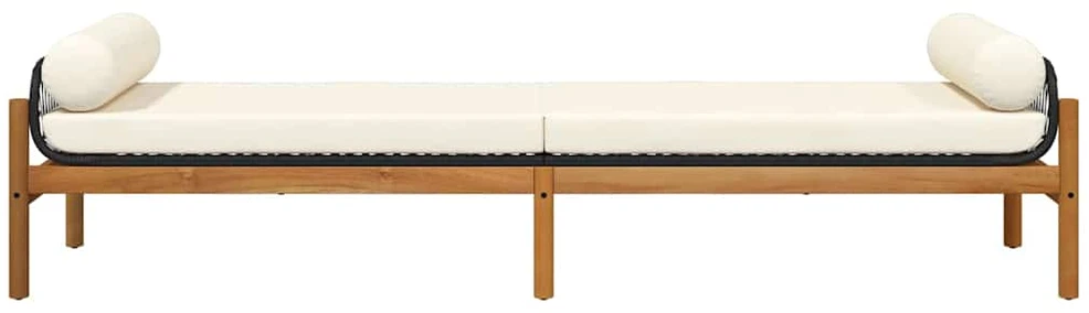 Sodo stalas, 65x65x29cm, akacijos medienos masyvas