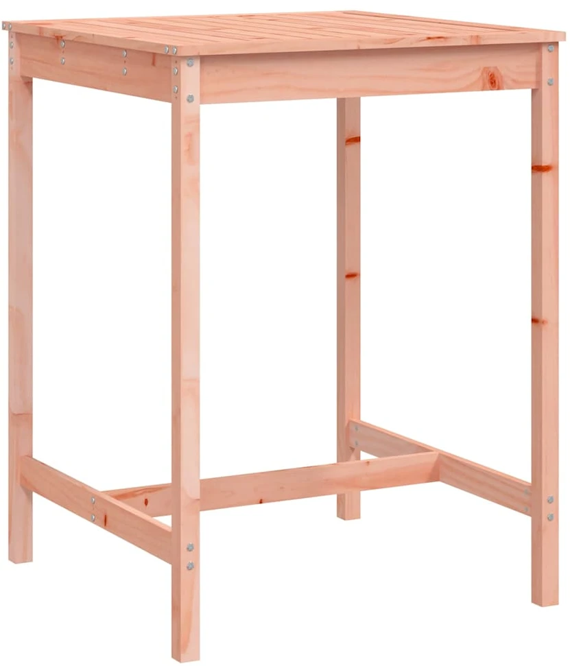 Sodo stalas, 82,5x82,5x110cm, duoglas eglės medienos masyvas