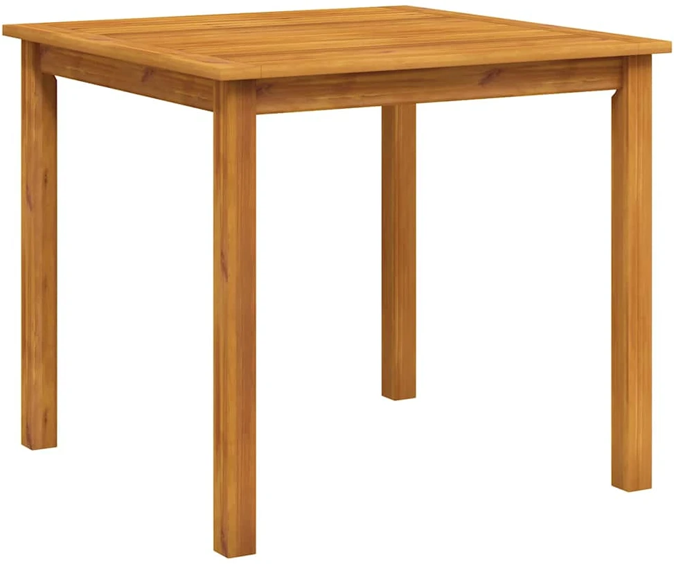 Sodo stalas, 85x85x74cm, akacijos medienos masyvas