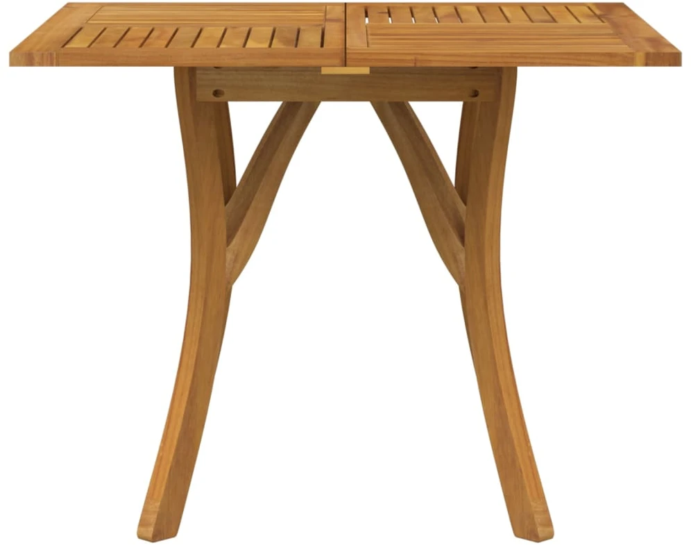 Sodo stalas, 85x85x75cm, akacijos medienos masyvas