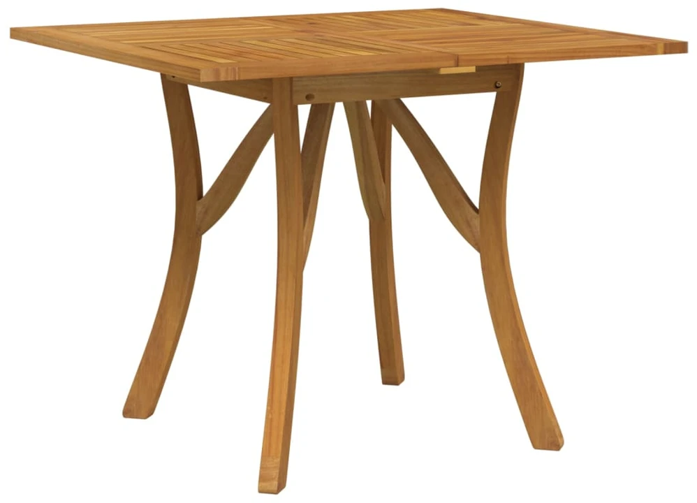 Sodo stalas, 85x85x75cm, akacijos medienos masyvas