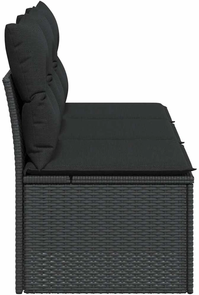Oro sąlygoms atsparus sodo stalas Antracitas 200 x 100 x 73 cm