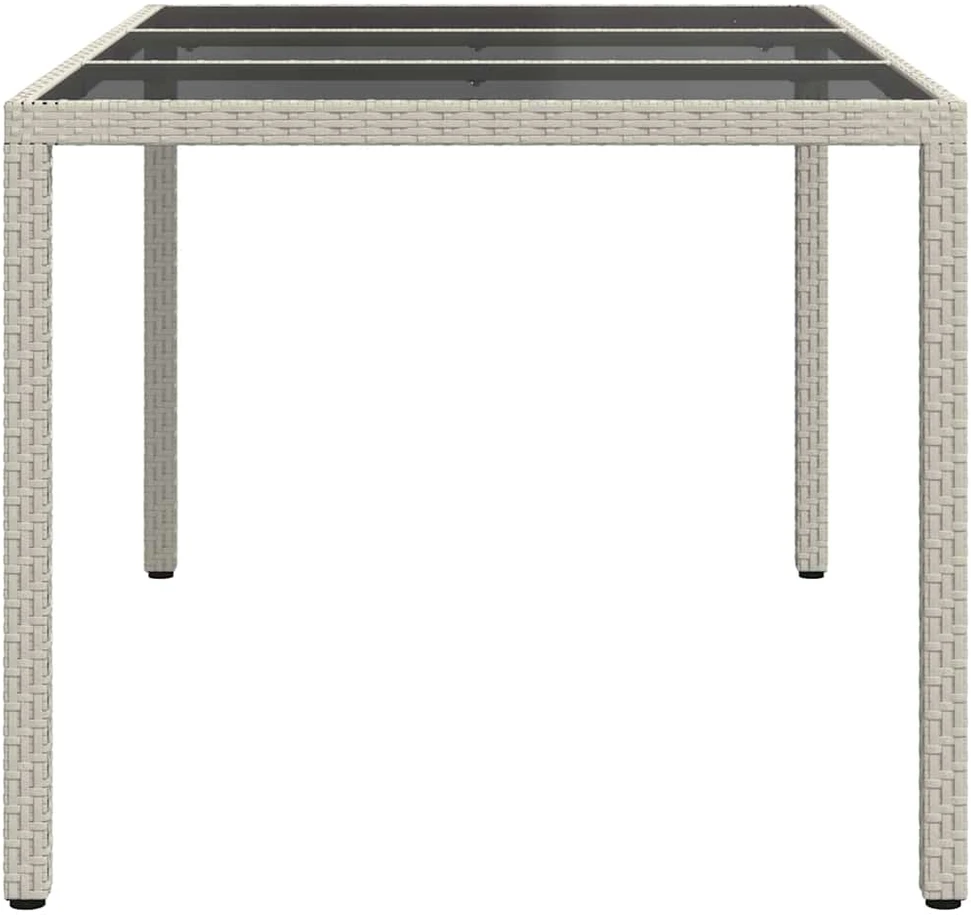 Sodo stalas Balta 150 x 90 x 75 cm poliratanas