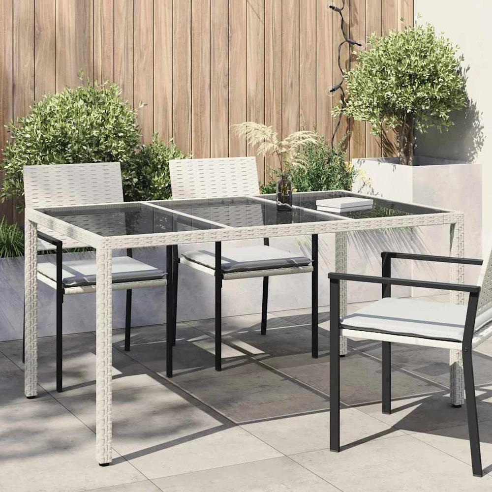 Sodo stalas Balta 150 x 90 x 75 cm poliratanas