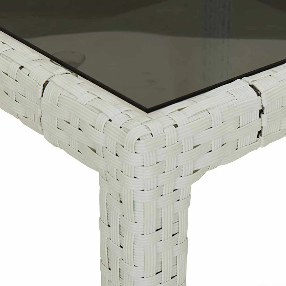 Sodo stalas Balta 90 x 90 x 75 cm poliratanas