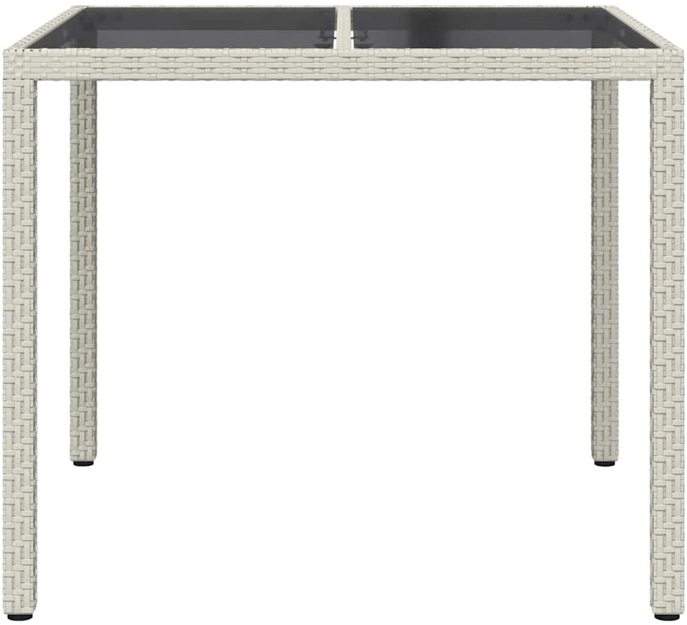 Sodo stalas Balta 90 x 90 x 75 cm poliratanas