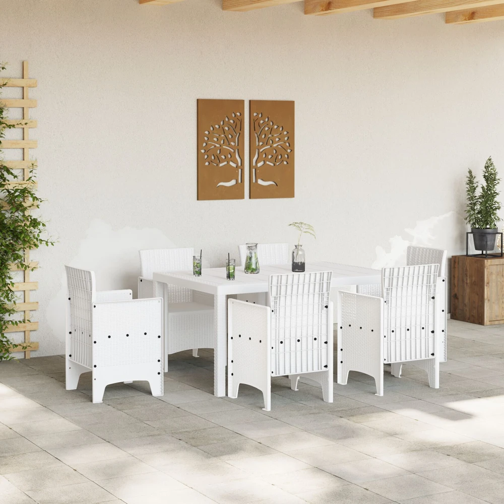 Sodo stalas Balta 150 x 100 x 73 cm poliratanas