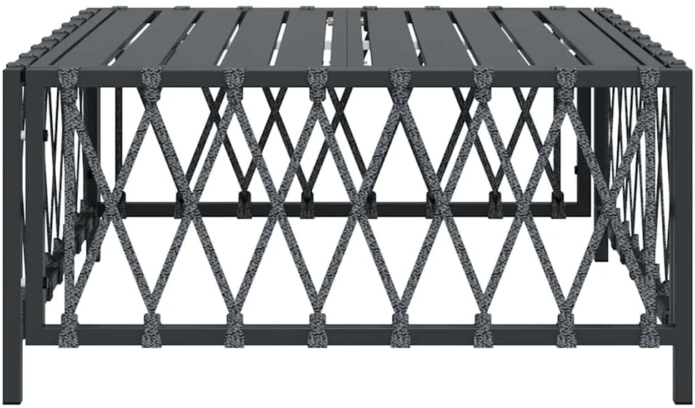 Sodo stalas, baltos spalvos, 89cm, plastikas