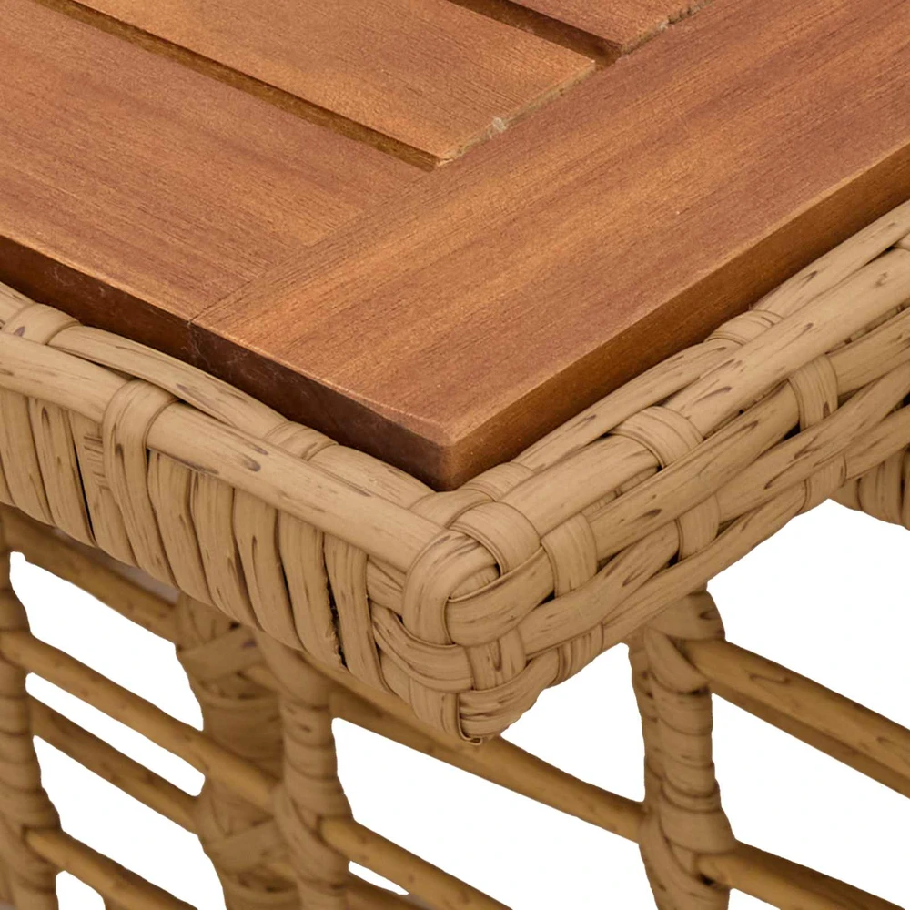 Sodo pakeliamas stalas Natūrali 100 x 55 x 37 cm