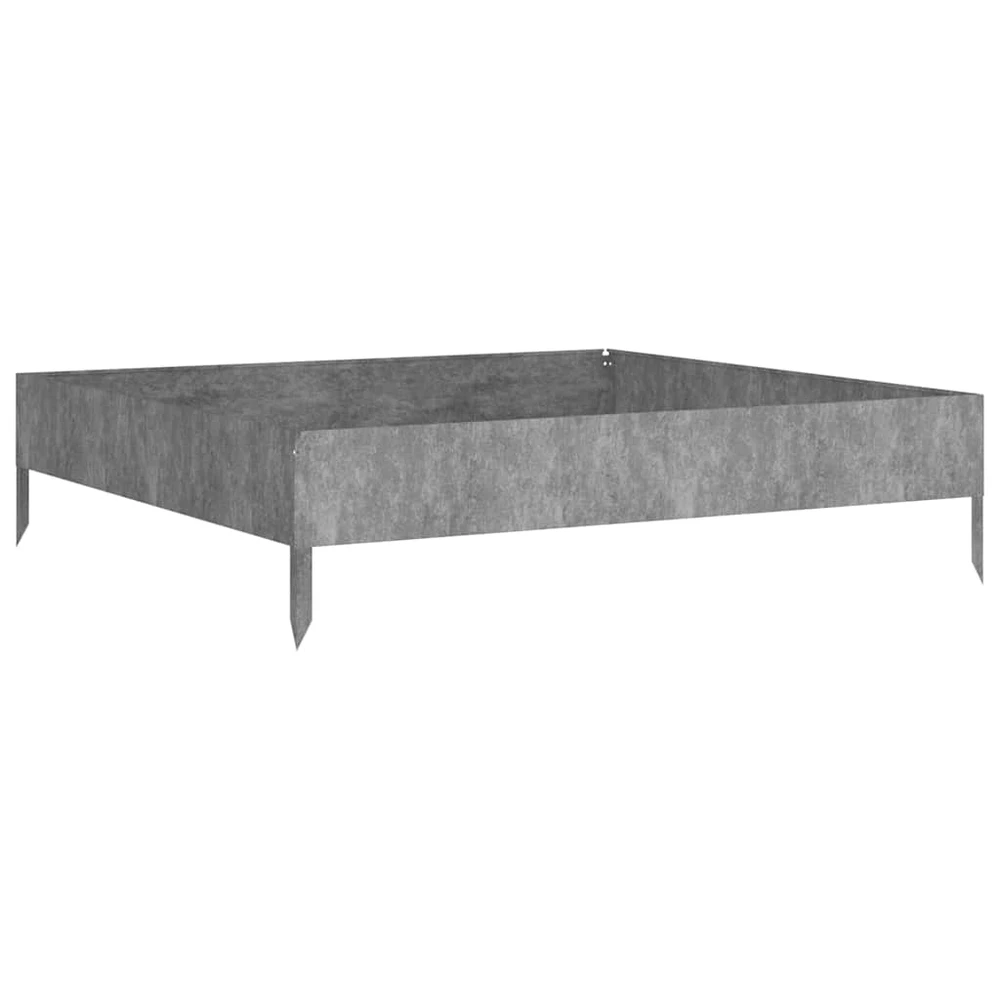 Sodo stalas, pilkas, 140x80x75cm, poliratanas ir akacija