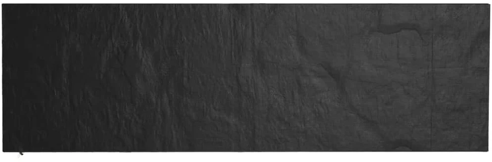 Sodo stalas, pilkas, 190x90x75cm, poliratanas ir akacija