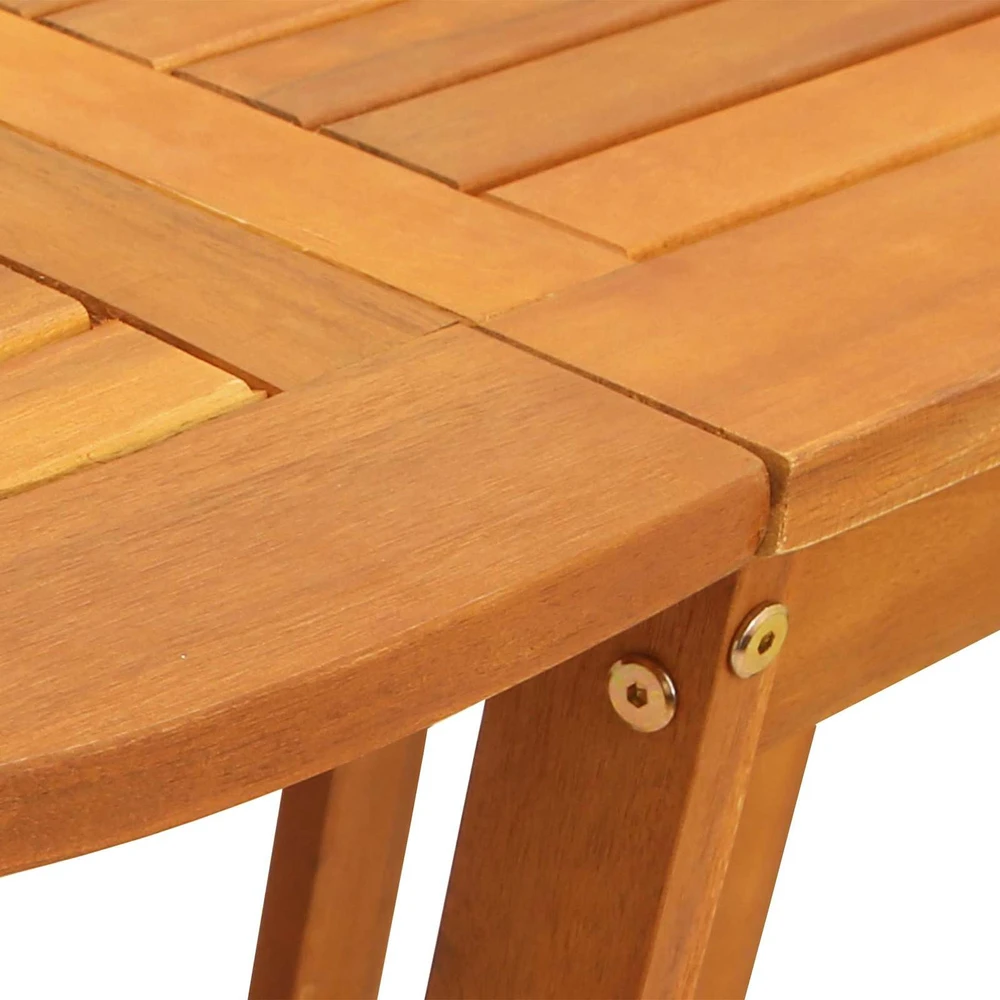 Sodo stalas Ruda 110 x 60 x 72 cm Kietos akacijos mediena