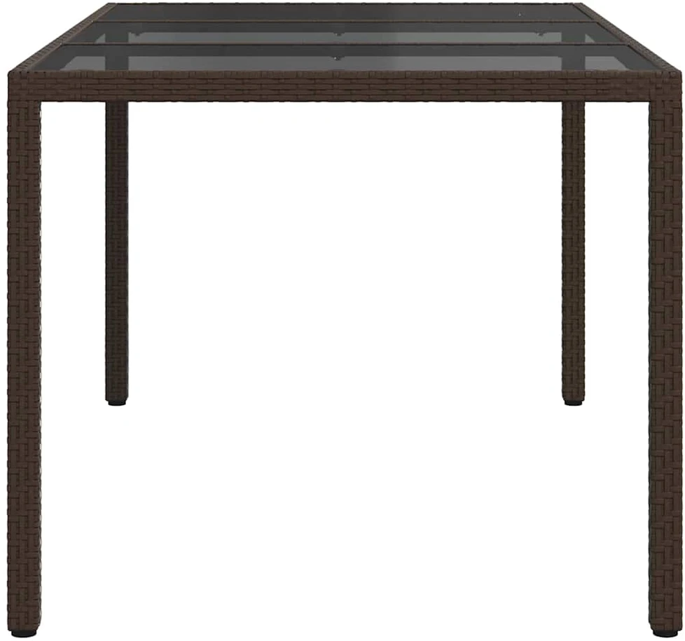 Sodo stalas Ruda 150 x 90 x 75 cm poliratanas
