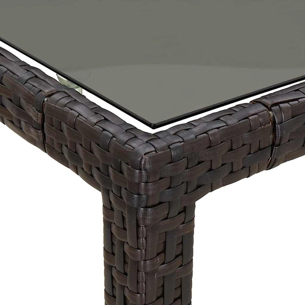 Sodo stalas Ruda 150 x 90 x 75 cm poliratanas
