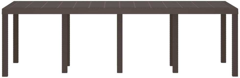 Sodo stalas Ruda 250 x 100 x 73 cm poliratanas
