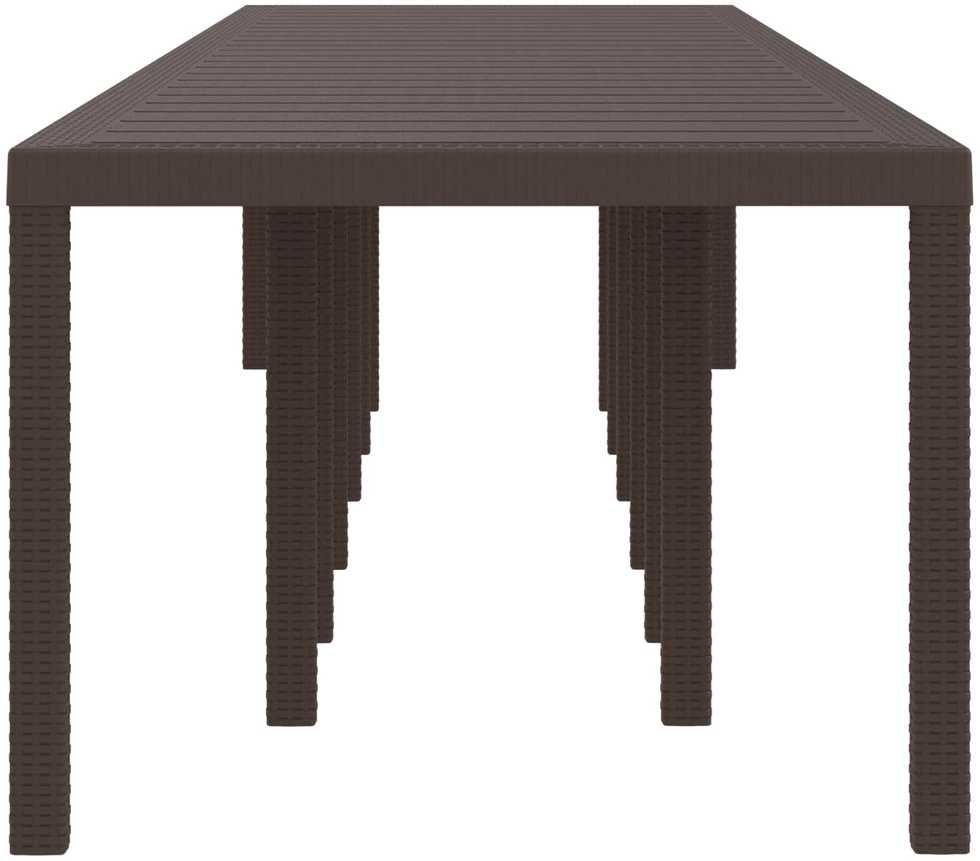 Sodo stalas Ruda 400 x 100 x 73 cm poliratanas