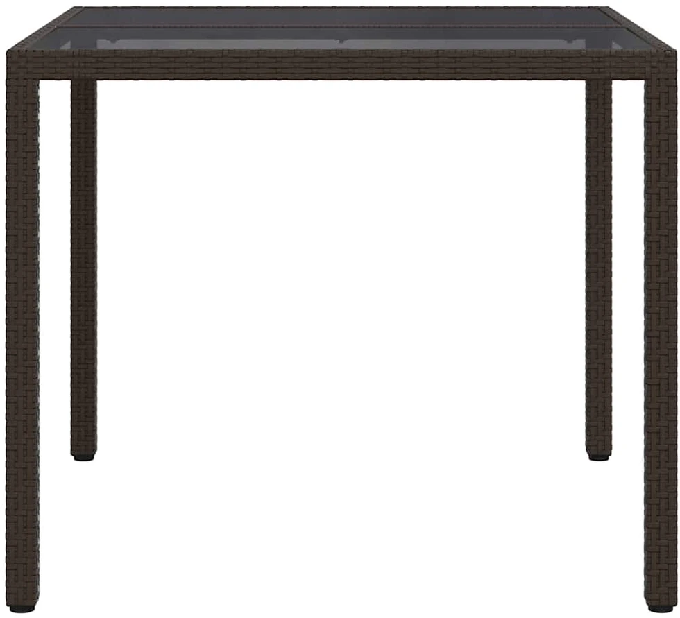 Sodo stalas Ruda 90 x 90 x 75 cm poliratanas
