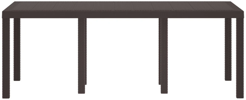 Sodo stalas Ruda 200 x 100 x 73 cm poliratanas