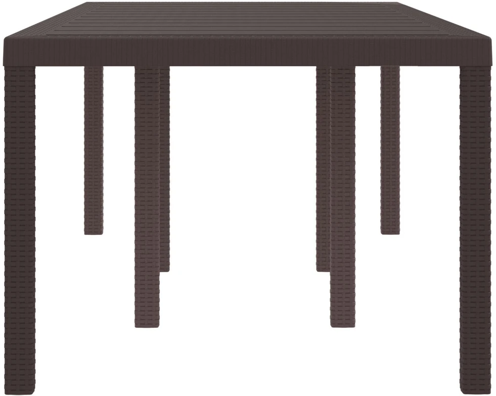 Sodo stalas Ruda 200 x 100 x 73 cm poliratanas