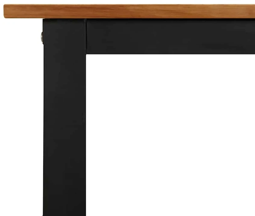 Sodo stalas su U formos kojomis, 200x90x75cm, akacijos masyvas