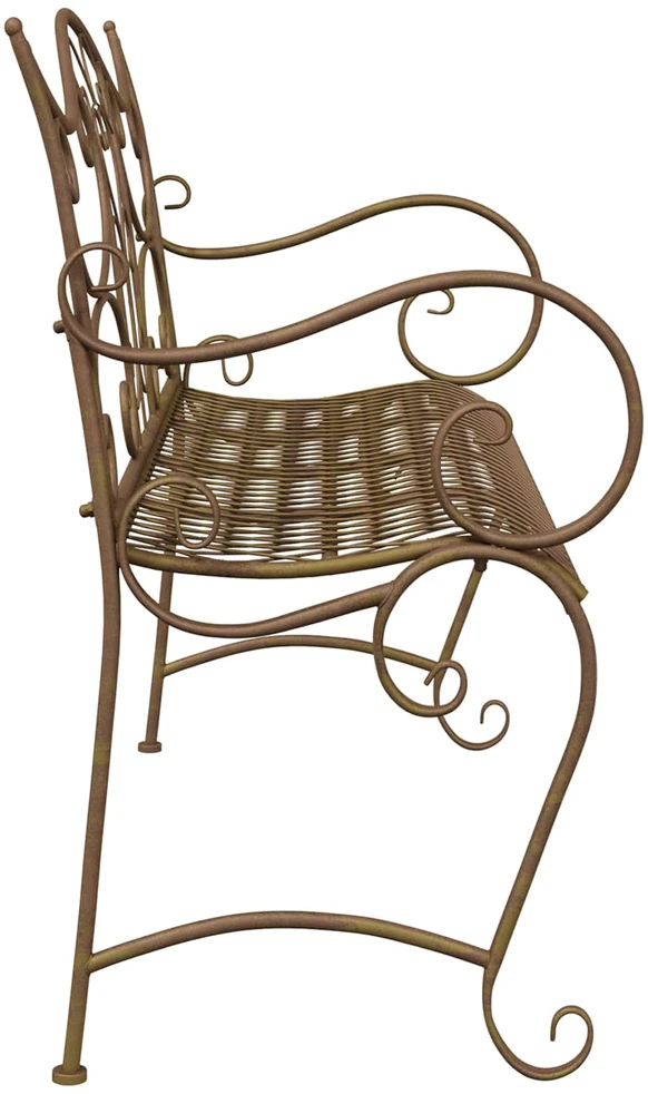 Sodo suolas 2-Vietų skaičius 114 x 56,5 x 90 cm Plienas