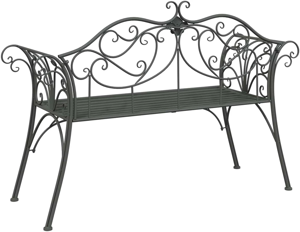 Sodo suolas 2-Vietų skaičius 130 x 47 x 90 cm Plienas