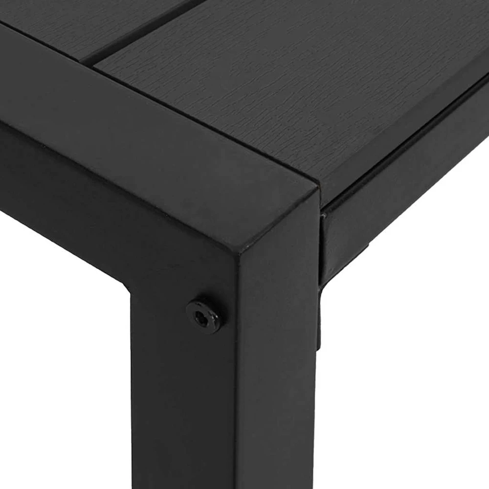 Sodo suolas Juoda 100 x 28 x 45cm Plienas