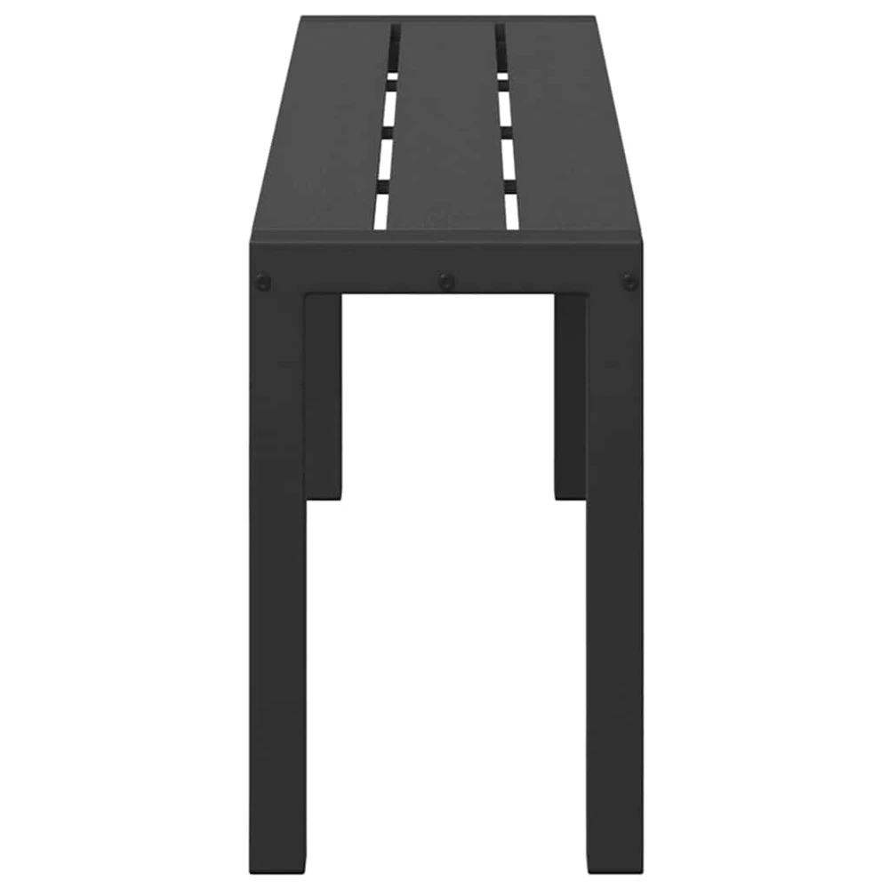 Sodo suolas Juoda 100 x 28 x 45cm Plienas