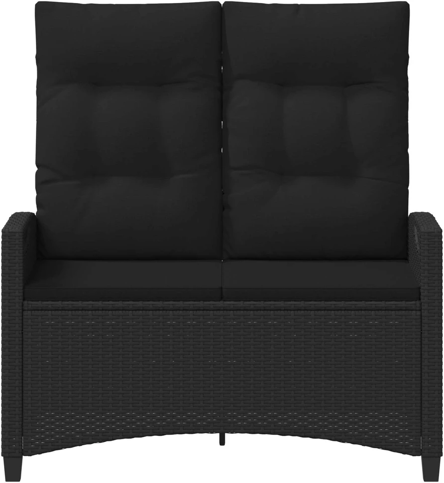Sodo suolas Juoda 105 x 60 x 112 cm Plienas ir poliesteris