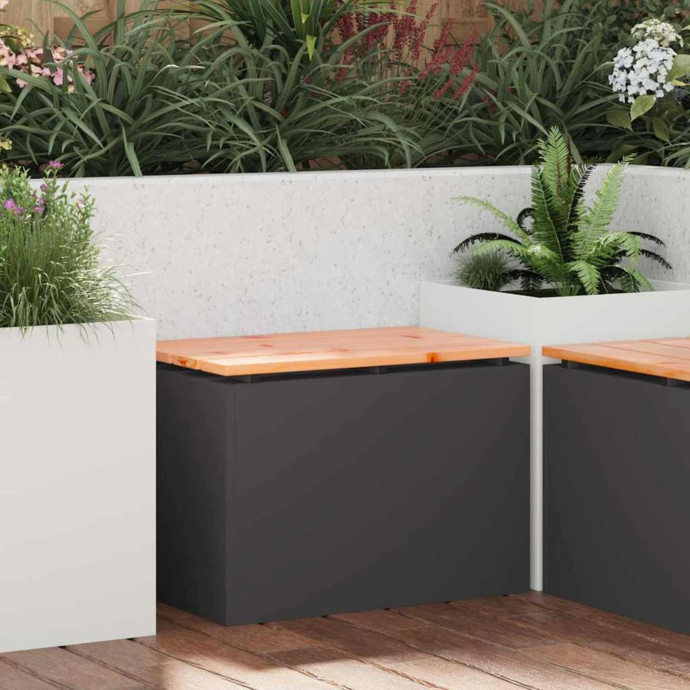 Sodo suolas Juoda 60 x 40 x 43 cm