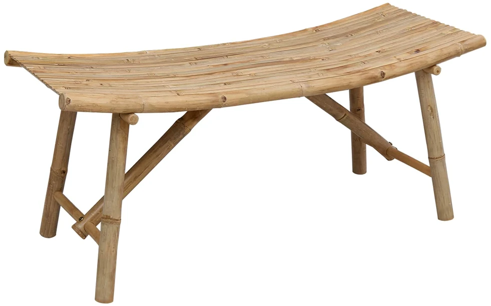 Sodo suolas 110 x 45 x 50 cm Bambukas Natūrali Stačiakampio