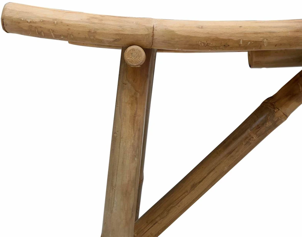 Sodo suolas 110 x 45 x 50 cm Bambukas Natūrali Stačiakampio