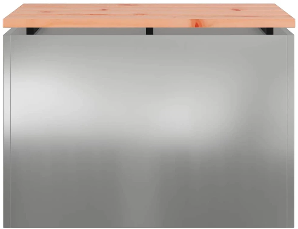 Sodo suolas Sidabro 60 x 40 x 43 cm Galvanizuotas plienas