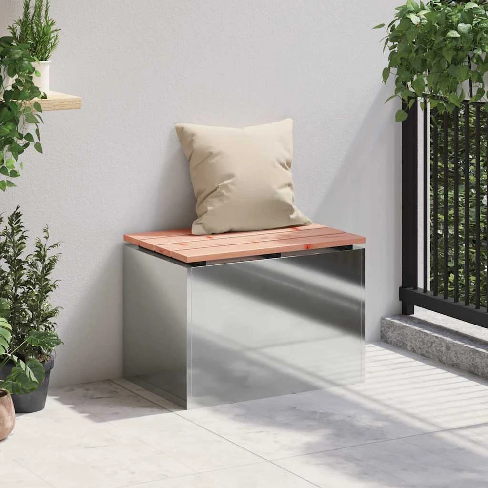 Sodo suolas Sidabro 60 x 40 x 43 cm Galvanizuotas plienas