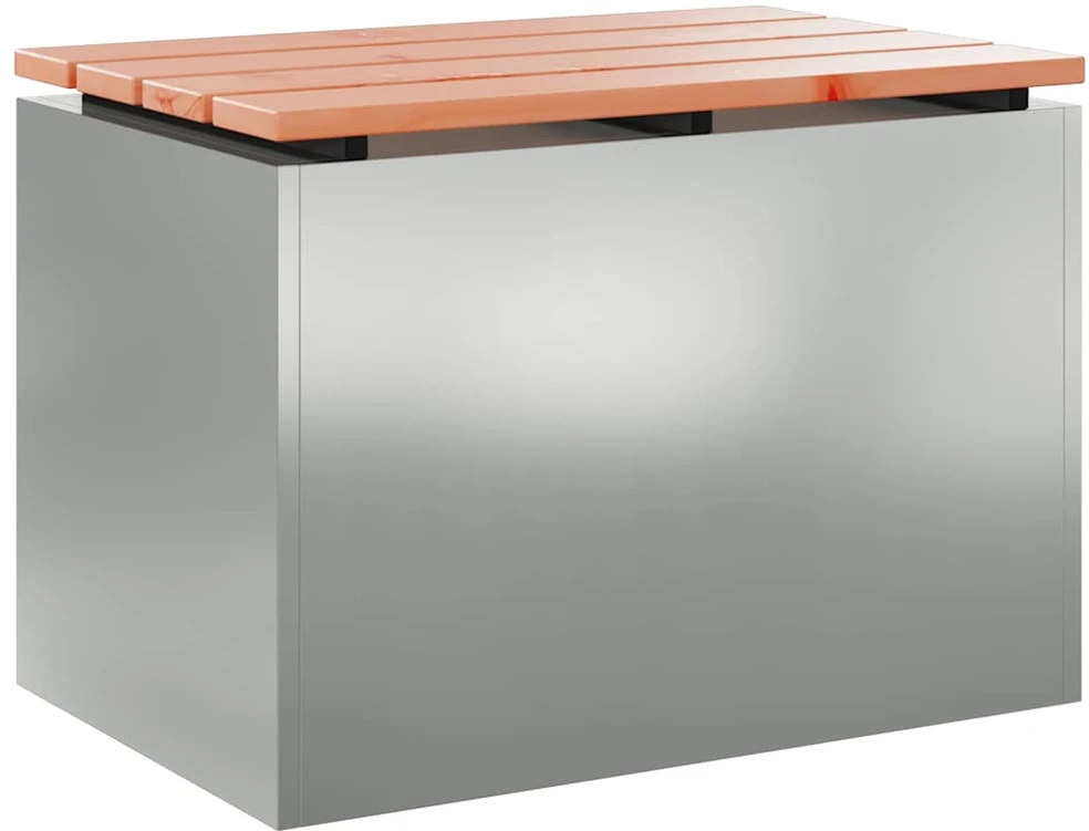 Sodo suolas Sidabro 60 x 40 x 43 cm Galvanizuotas plienas