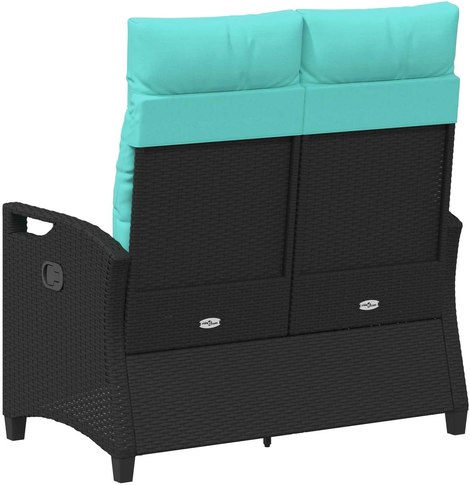 Lauko baldų komplektas Sodo suolas su pagalve 105 x 60 x 112 cm plienas