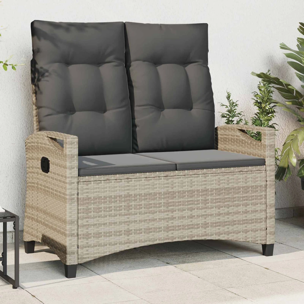 Sodo suolas su pagalve 105 x 60 x 112 cm plienas
