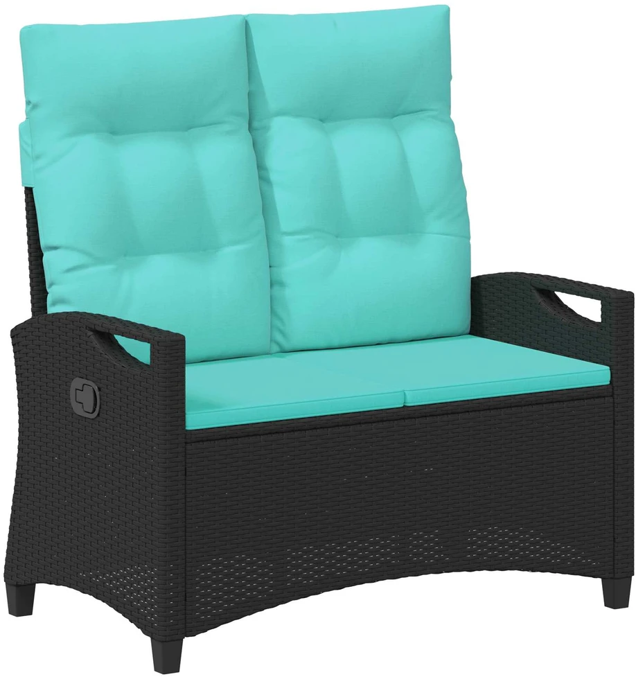 Lauko baldų komplektas Sodo suolas su pagalve 105 x 60 x 112 cm plienas